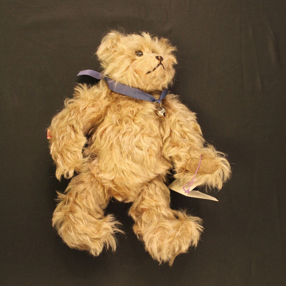 Rita Shea Bruins 10" Moehair OOAK Teddy Bear NWT Weighted Signed Handmade